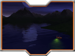 Lake by moonlight